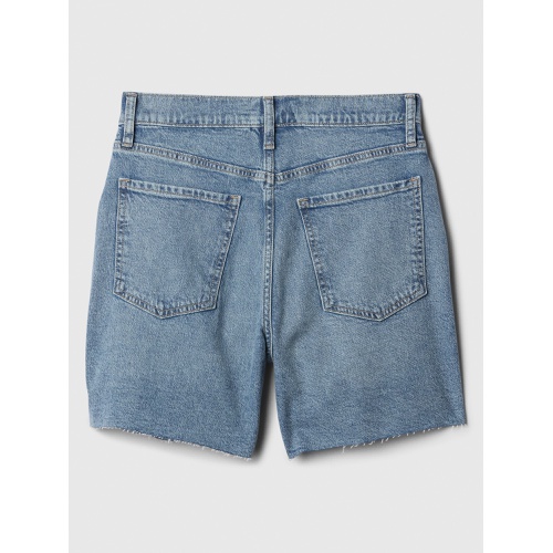 갭 5.5 High Rise Vintage Midi Denim Shorts