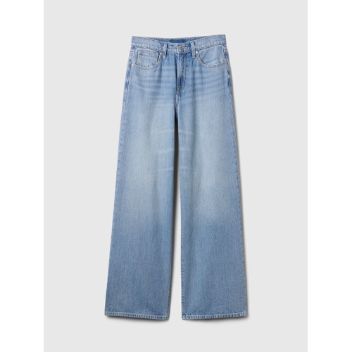 갭 High Rise Drapey Soft Wide-Leg Jeans