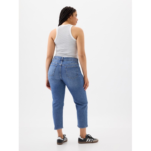 갭 Mid Rise Girlfriend Jeans