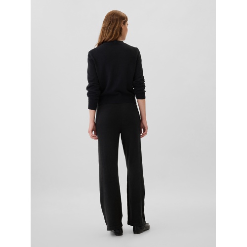 갭 CashSoft Wide-Leg Sweater Pants