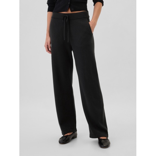 갭 CashSoft Wide-Leg Sweater Pants