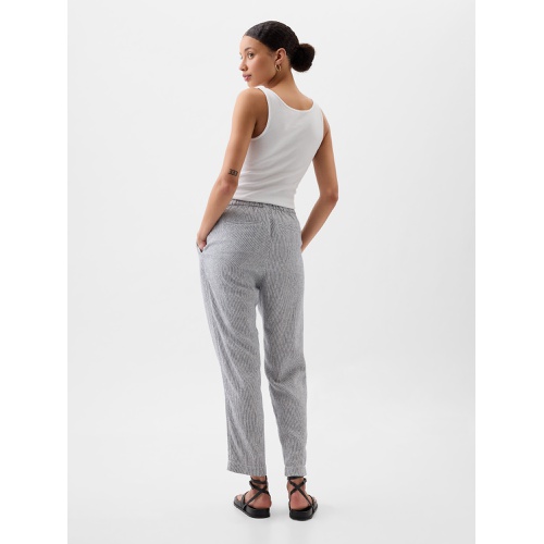 갭 Mid Rise Easy Linen-Blend Pants