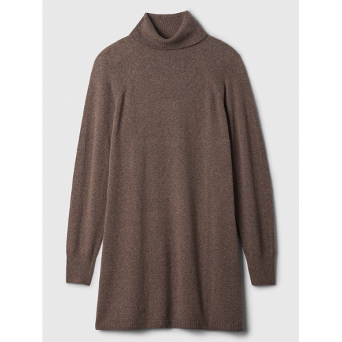 갭 CashSoft Relaxed Turtleneck Sweater Mini Dress