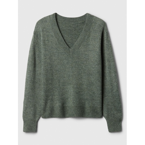 갭 Relaxed V-Neck Sweater