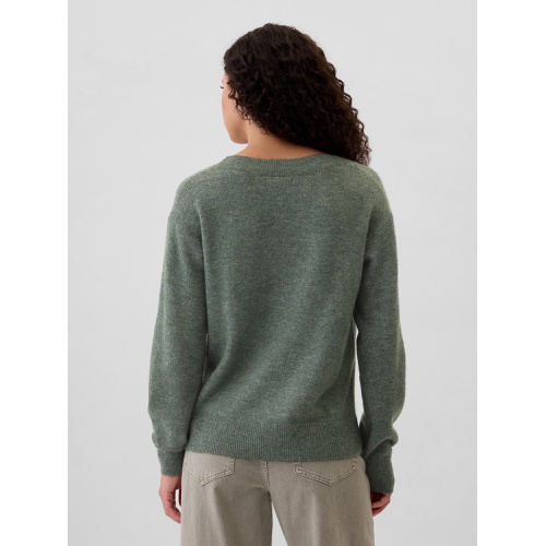 갭 Relaxed V-Neck Sweater