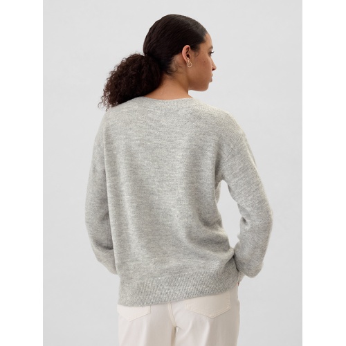 갭 Relaxed V-Neck Sweater