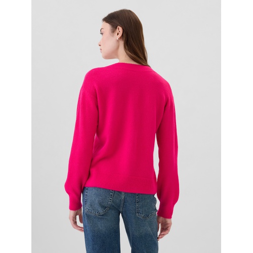 갭 Relaxed V-Neck Sweater