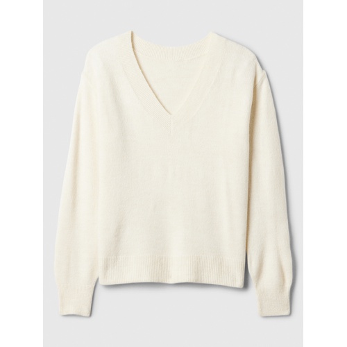 갭 Relaxed V-Neck Sweater