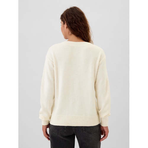 갭 Relaxed V-Neck Sweater