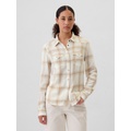 Plaid Flannel Western Shirt