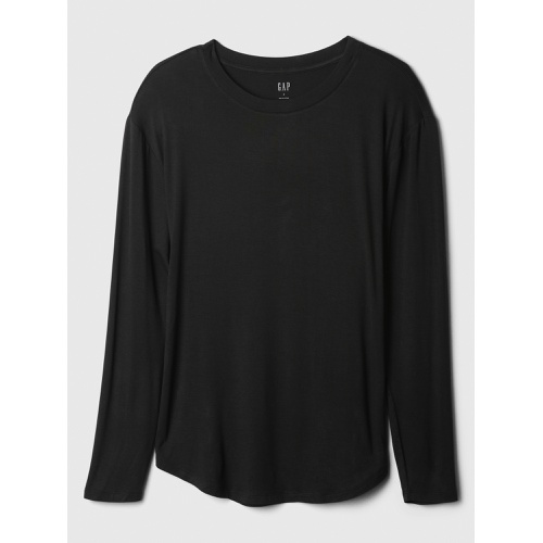 갭 Relaxed Luxe Crewneck T-Shirt