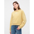 Relaxed Gap Mini-Logo Cropped Hoodie