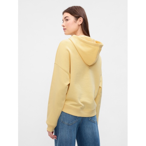 갭 Relaxed Gap Mini-Logo Cropped Hoodie