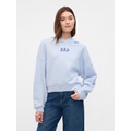 Relaxed Gap Mini-Logo Cropped Hoodie