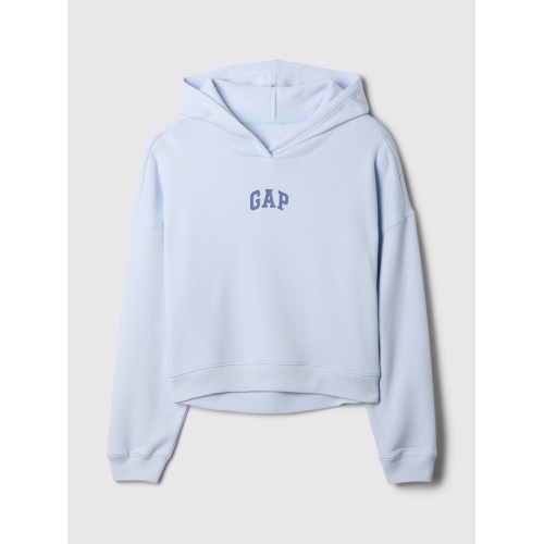 갭 Relaxed Gap Mini-Logo Cropped Hoodie