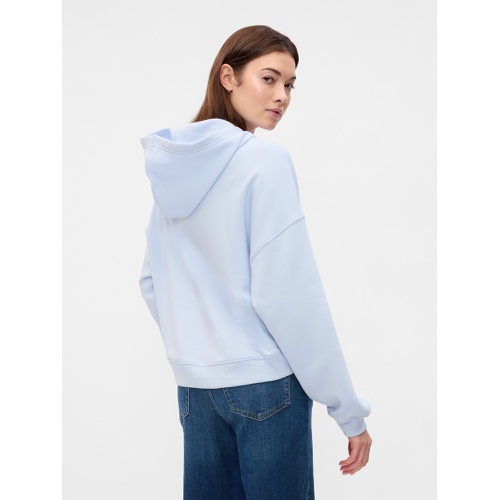 갭 Relaxed Gap Mini-Logo Cropped Hoodie