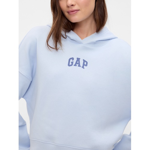 갭 Relaxed Gap Mini-Logo Cropped Hoodie