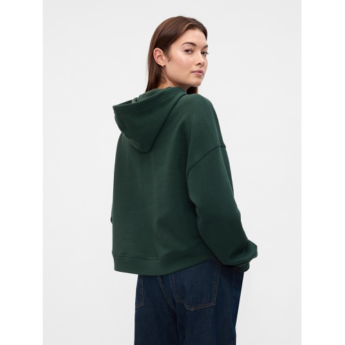 갭 Relaxed Gap Mini-Logo Cropped Hoodie