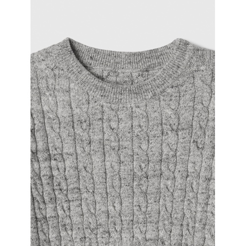 갭 babyGap Cable-Knit Crewneck Sweater