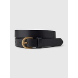 Skinny Vegan-Leather Belt