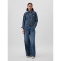 Mid Rise Drapey Soft Baggy Jeans