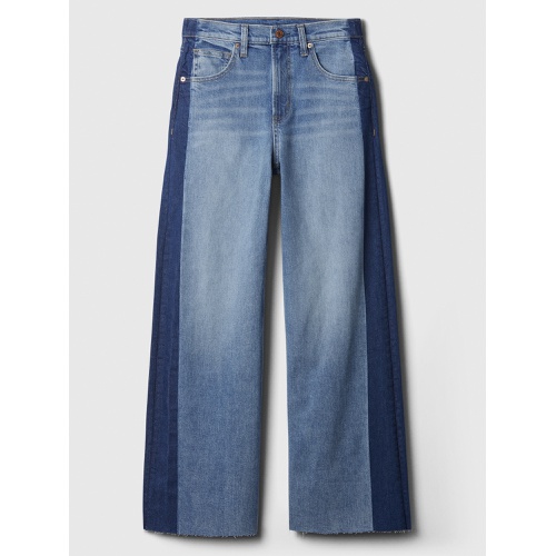 갭 High Rise Wide-Leg Crop Jeans