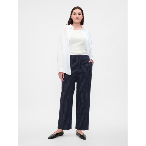 갭 Recycled Mid Rise Easy Straight Leg Pants