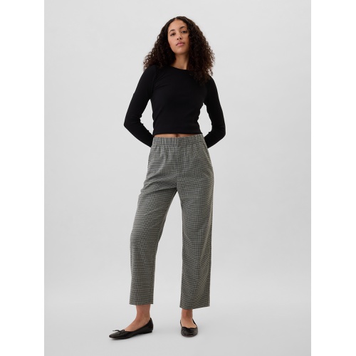 갭 Recycled Mid Rise Easy Straight Leg Pants