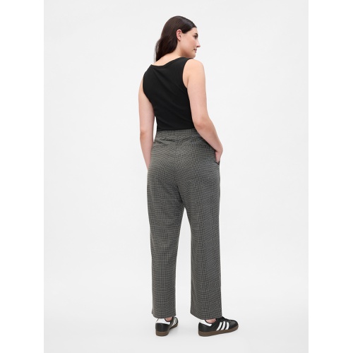 갭 Recycled Mid Rise Easy Straight Leg Pants