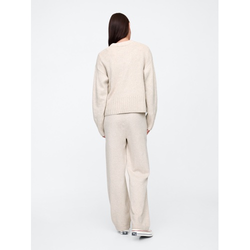 갭 CashSoft Wide-Leg Sweater Pants