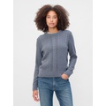 Cable-Knit Crewneck Sweater