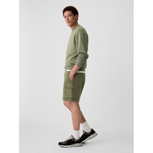 갭 8 Fleece Cargo Shorts