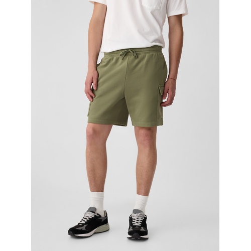 갭 8 Fleece Cargo Shorts