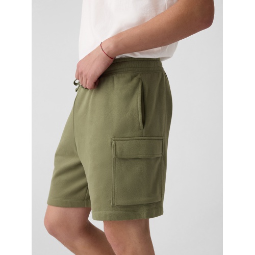 갭 8 Fleece Cargo Shorts