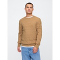 CashSoft Cable-Knit Crewneck Sweater