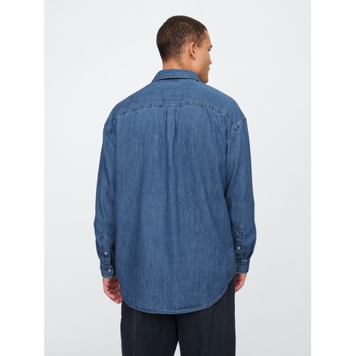 갭 Denim Big Shirt