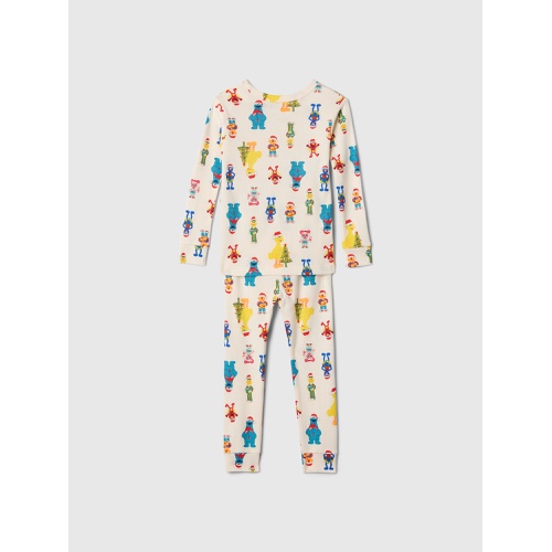 갭 babyGap | Sesame Street X-Mas 100% Organic Cotton PJ Set