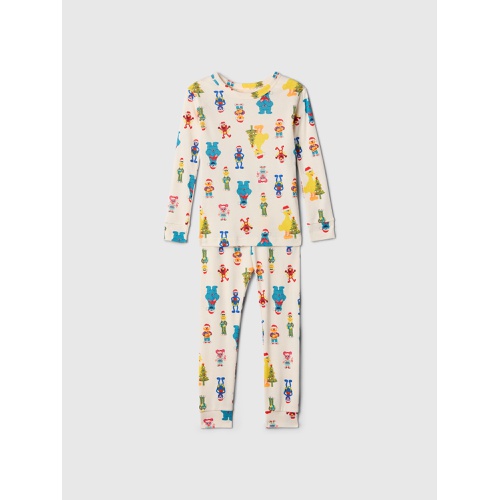 갭 babyGap | Sesame Street X-Mas 100% Organic Cotton PJ Set