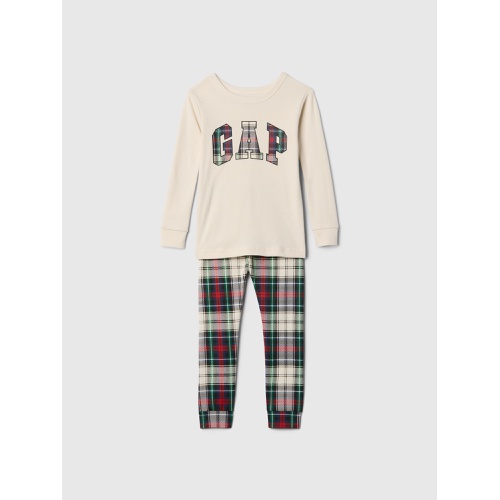 갭 babyGap 100% Organic Cotton Logo PJ Set