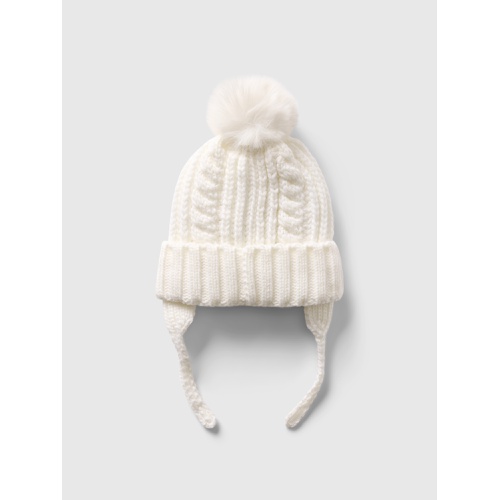 갭 Toddler Cable-Knit Poof Beanie