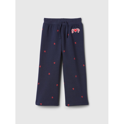 갭 babyGap Logo Wide-Leg Pull-On Pants