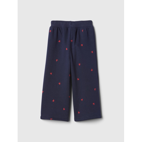 갭 babyGap Logo Wide-Leg Pull-On Pants