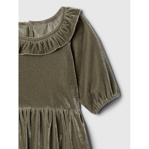 갭 babyGap Velvet Ruffle Dress