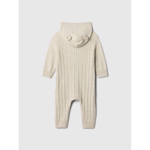 갭 Baby CashSoft Cable-Knit Sweater One-Piece