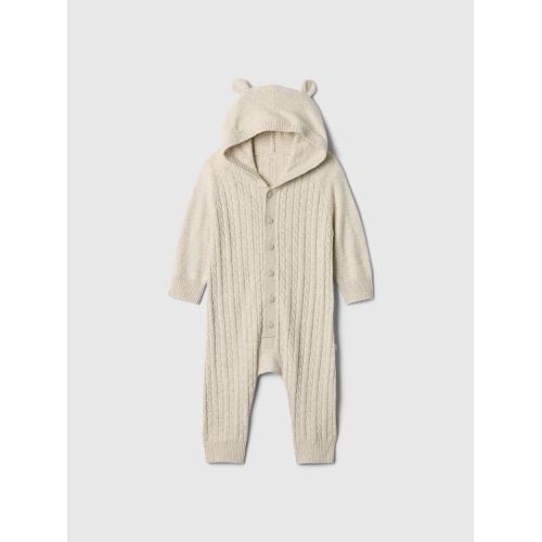 갭 Baby CashSoft Cable-Knit Sweater One-Piece