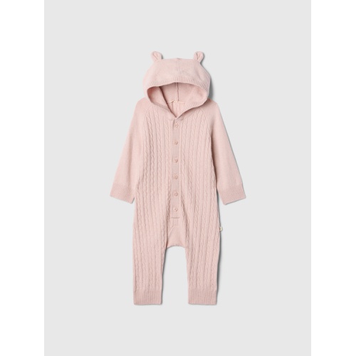 갭 Baby CashSoft Cable-Knit Sweater One-Piece