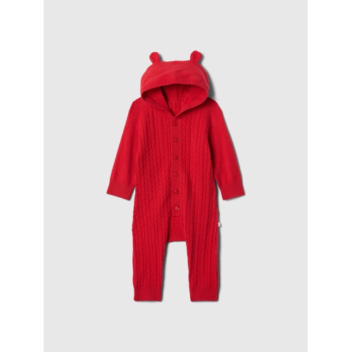 갭 Baby CashSoft Cable-Knit Sweater One-Piece