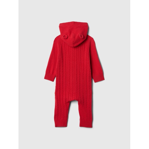 갭 Baby CashSoft Cable-Knit Sweater One-Piece