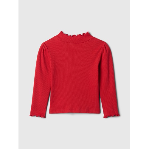 갭 babyGap Ribbed Mockneck T-Shirt