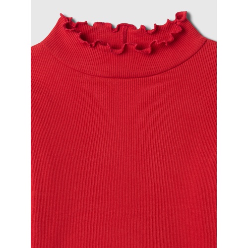 갭 babyGap Ribbed Mockneck T-Shirt